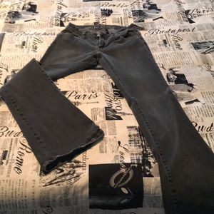 Wet seal black bootcut jeans